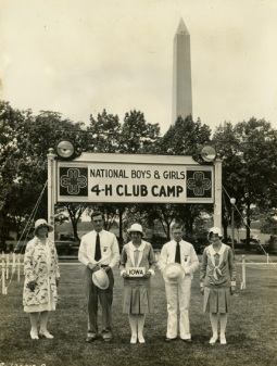 1929 National 4-H Camp Delegation from Iowa